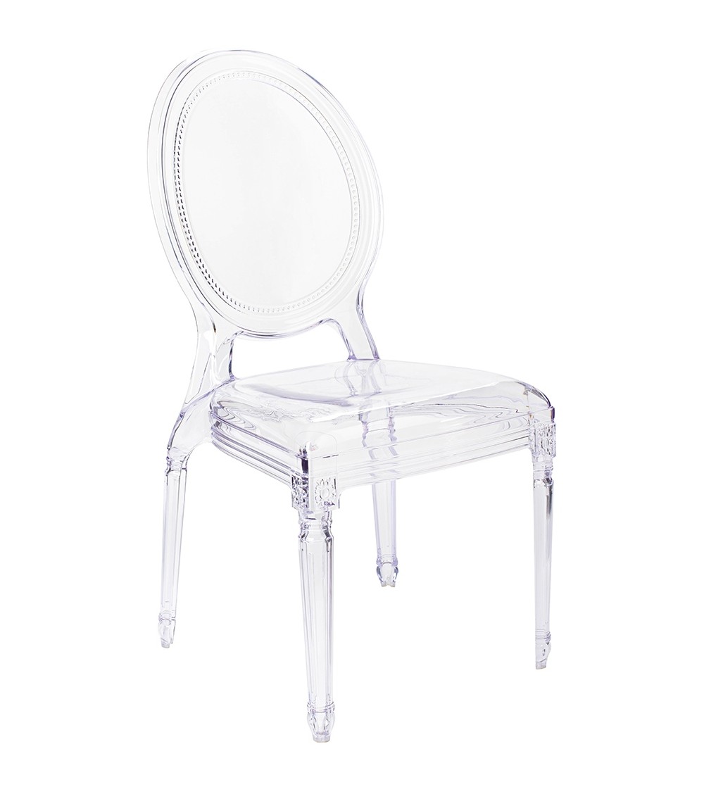 Krzesło PRINCE transparentne - poliwęglan