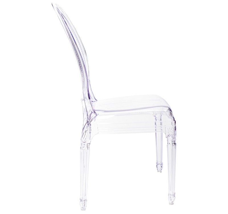 Krzesło PRINCE transparentne - poliwęglan