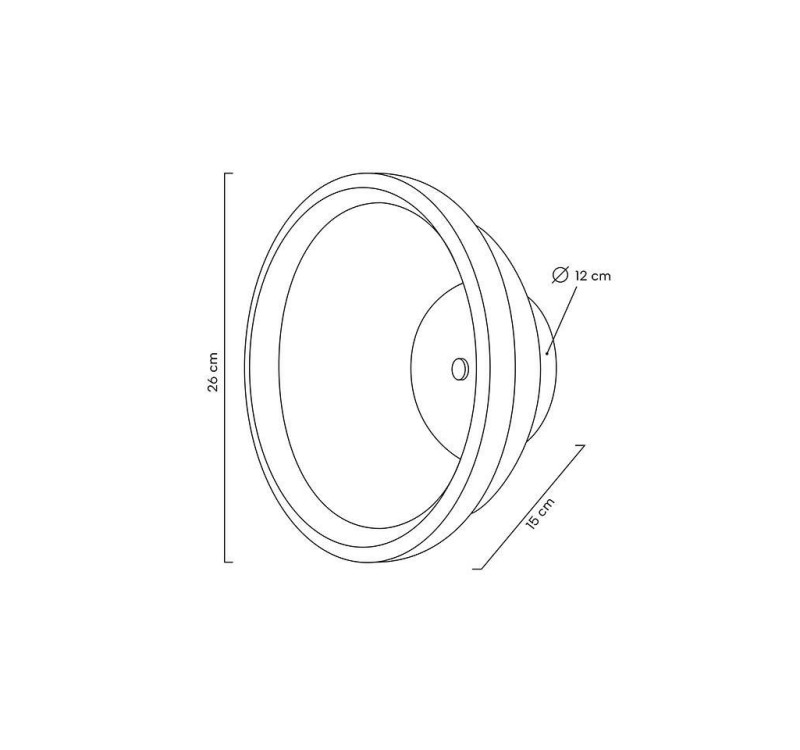 MOOSEE lampa ścienna FARO miedziana