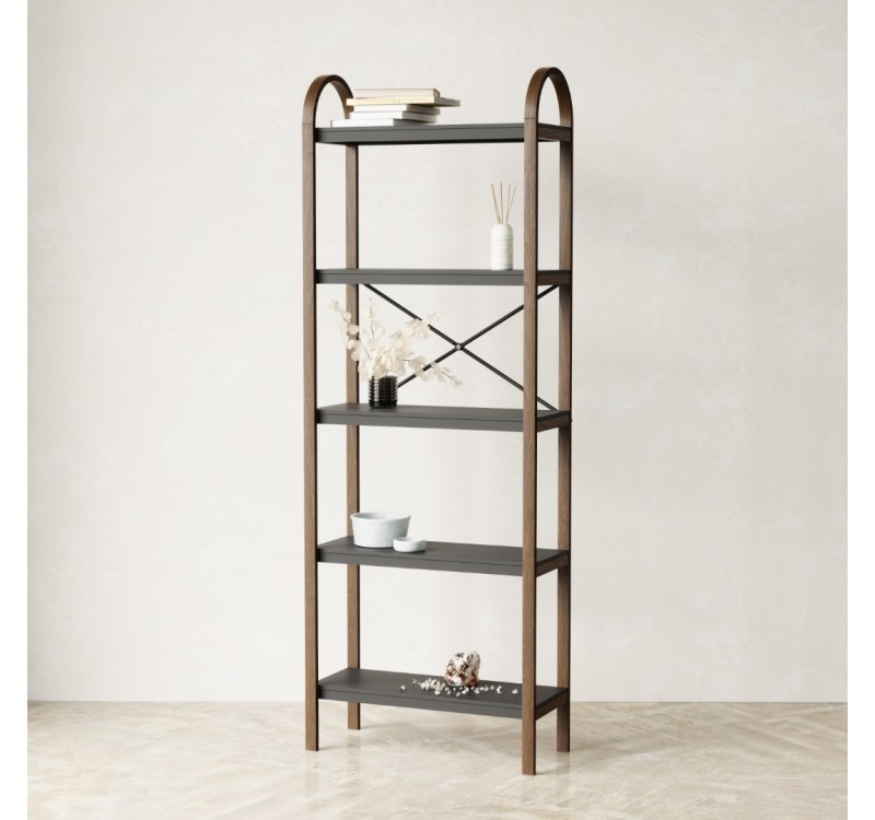 UMBRA pięciopozimowa półka BELLWOOD  czarny orzech