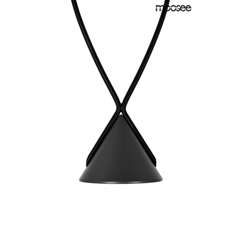 MOOSEE lampa wisząca ATLAS 3 czarna