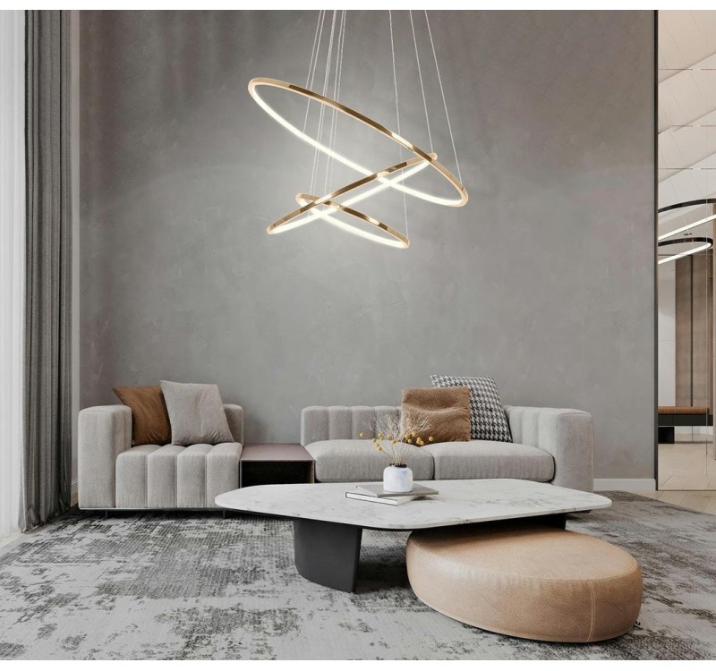 MOOSEE lampa wisząca RING SLIM S złota