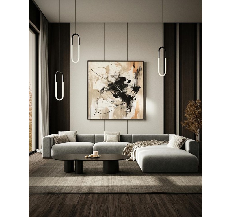 MOOSEE lampa wisząca PUZO S czarna