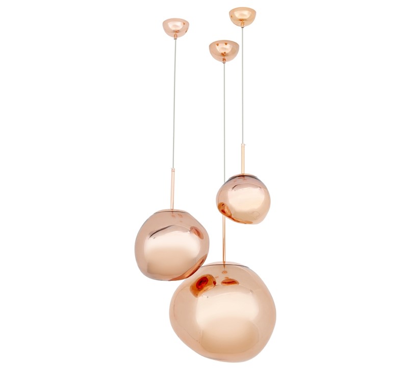 MOOSEE lampa wisząca FUSION 40 miedziana  - akryl