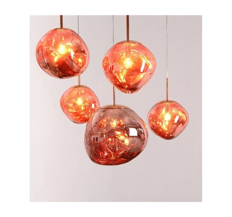 MOOSEE lampa wisząca FUSION 40 miedziana  - akryl