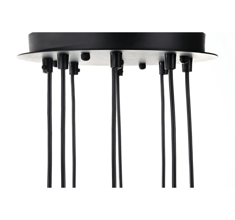 MOOSEE lampa wisząca FLUSSO 8 czarna