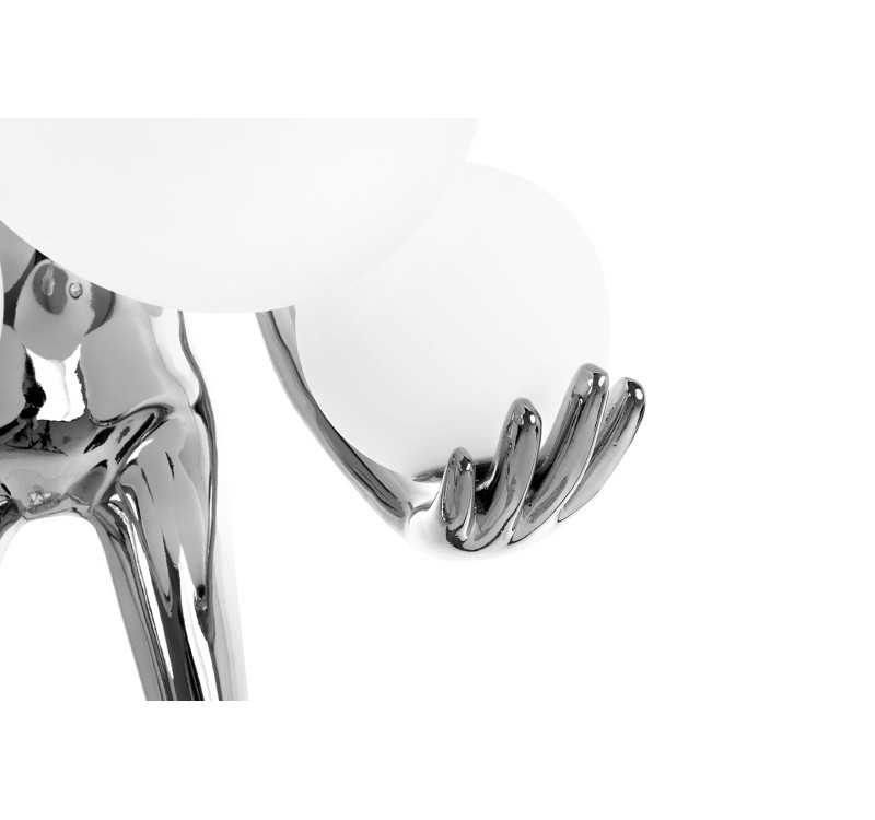 MOOSEE lampa podłogowa HUMAN SILVER       PREMIUM