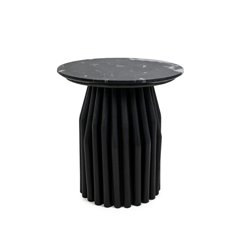 MaMaison stolik LEVANTE czarny marmur /   drewno