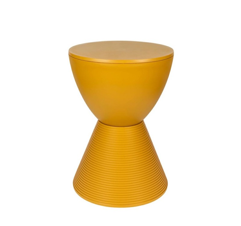 Stołek TAMBURO pastelowy imbir  - polipropylen