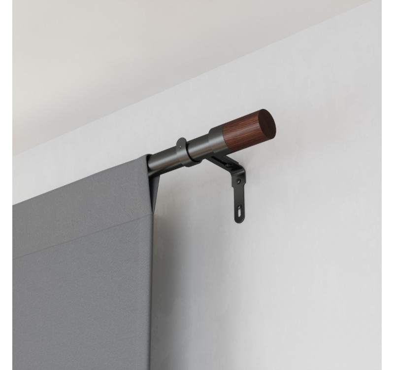 UMBRA karnisz rozszerzany BLOK 183 - 366 srebrny