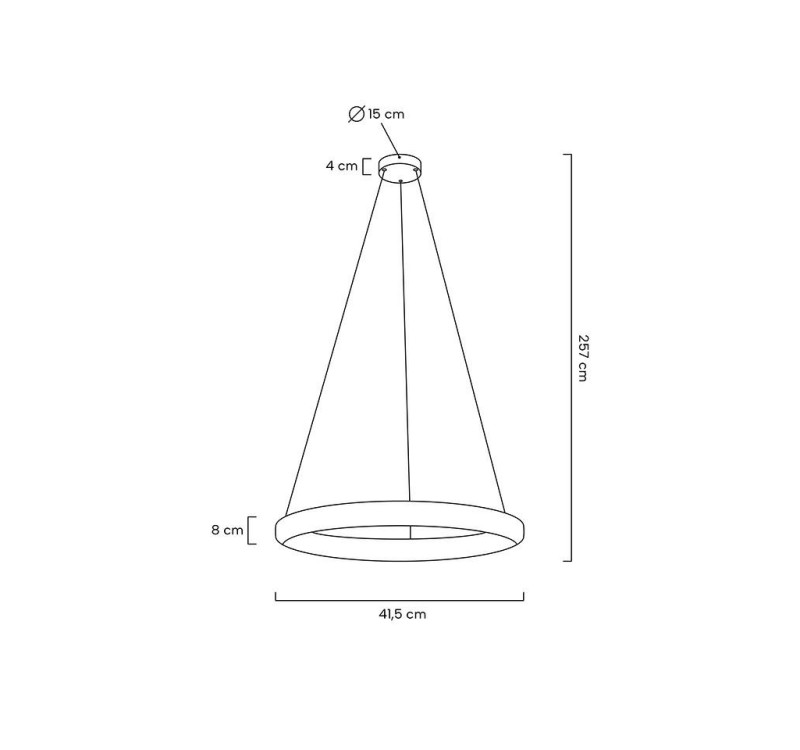 MOOSEE lampa wisząca LIBERTY 40 złota