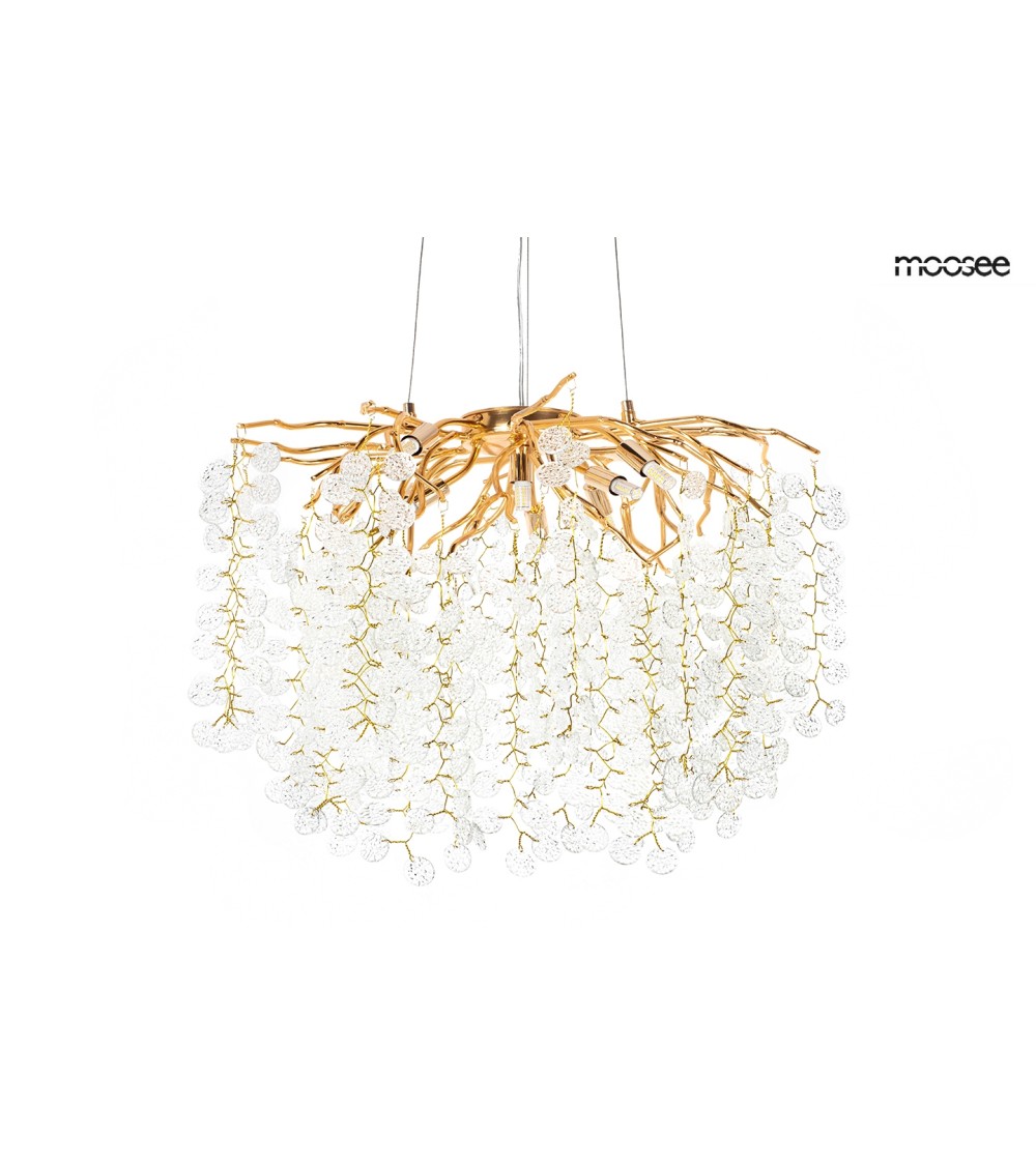 MOOSEE lampa wisząca RIVIERA 80 złota /   clear