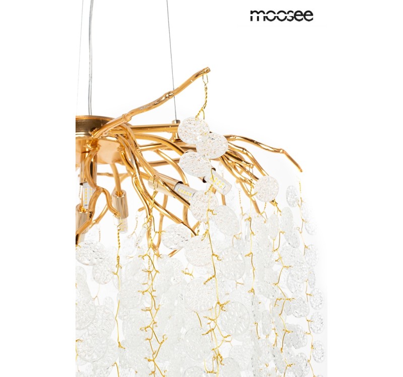 MOOSEE lampa wisząca RIVIERA 80 złota /   clear
