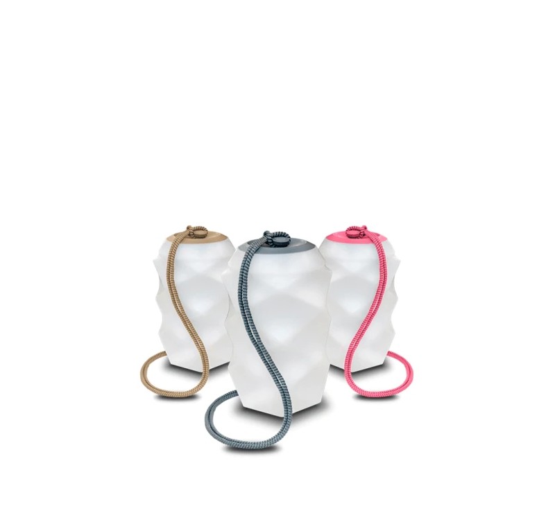 NEW GARDEN lampa przenośna BITA szara BATTERY