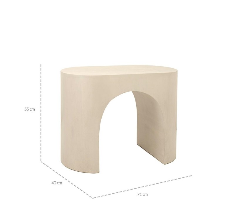 MaMaison stolik ICARO beżowy / drewno