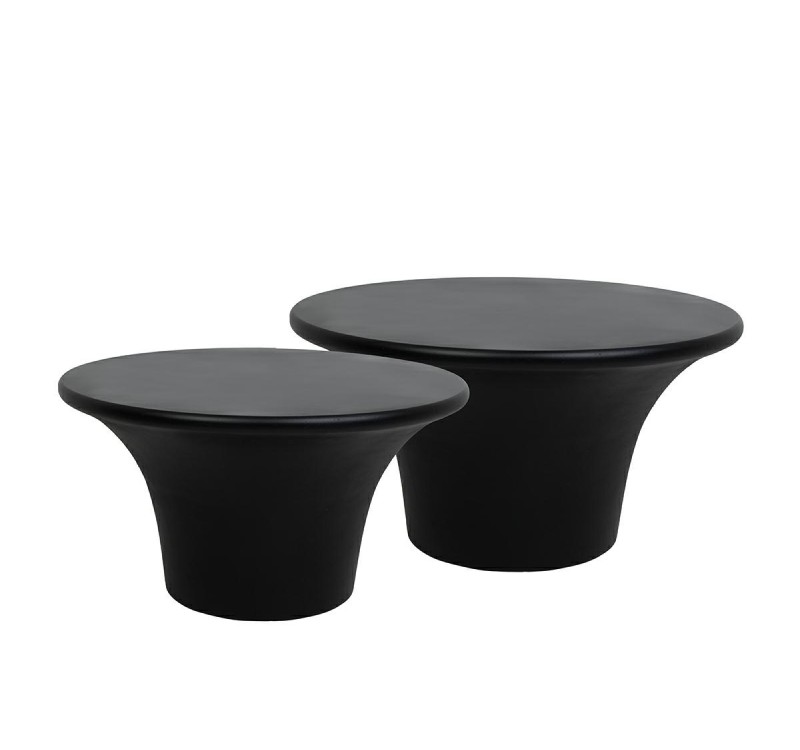 MaMaison zestaw stolików kawowych PODIUM  czarny