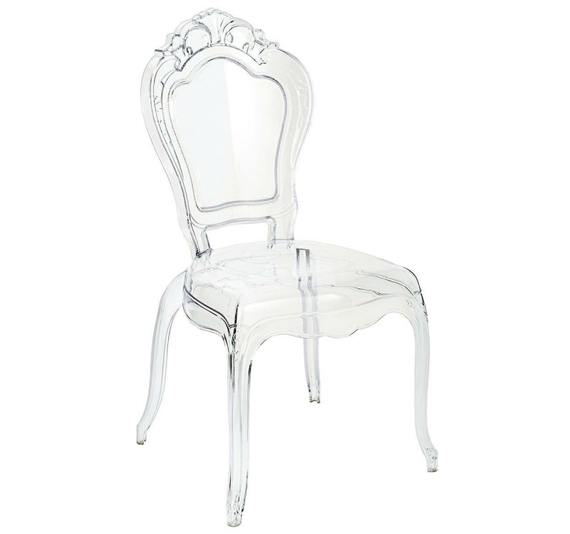 Krzesło KING transparentne - poliwęglan