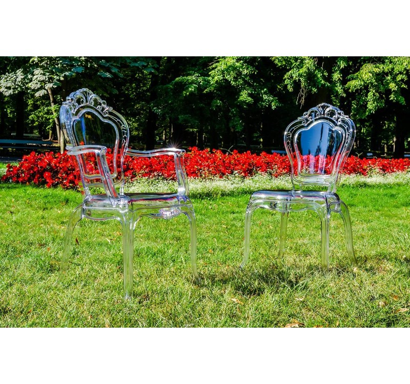 Krzesło KING transparentne - poliwęglan