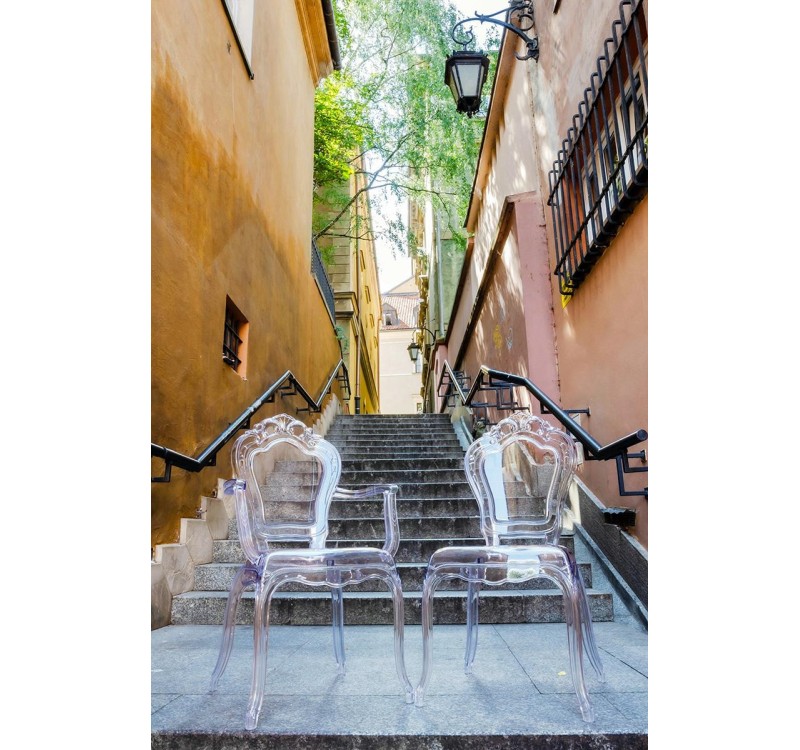 Krzesło KING transparentne - poliwęglan