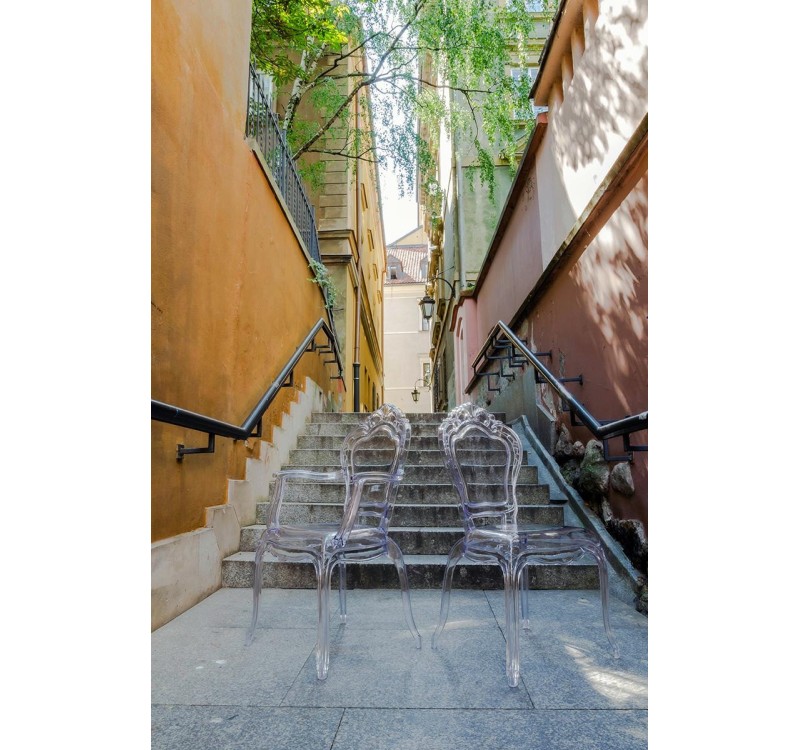 Krzesło KING transparentne - poliwęglan