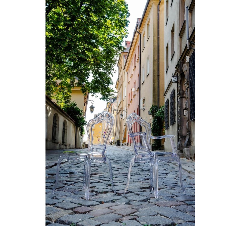 Krzesło KING transparentne - poliwęglan