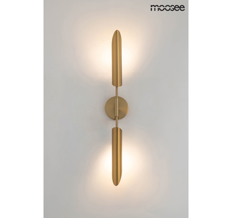 MOOSEE lampa ścienna LOCCA złota