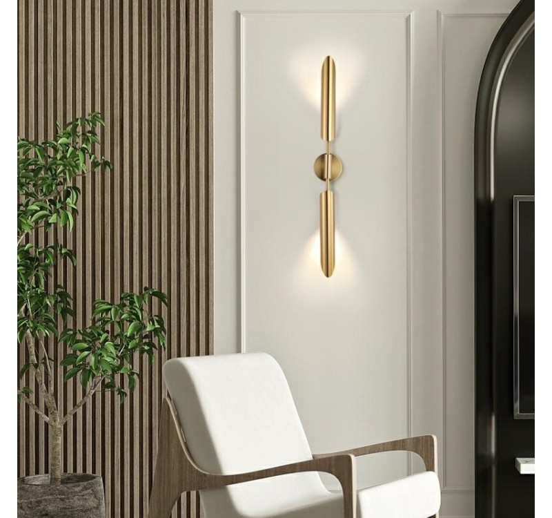 MOOSEE lampa ścienna LOCCA złota