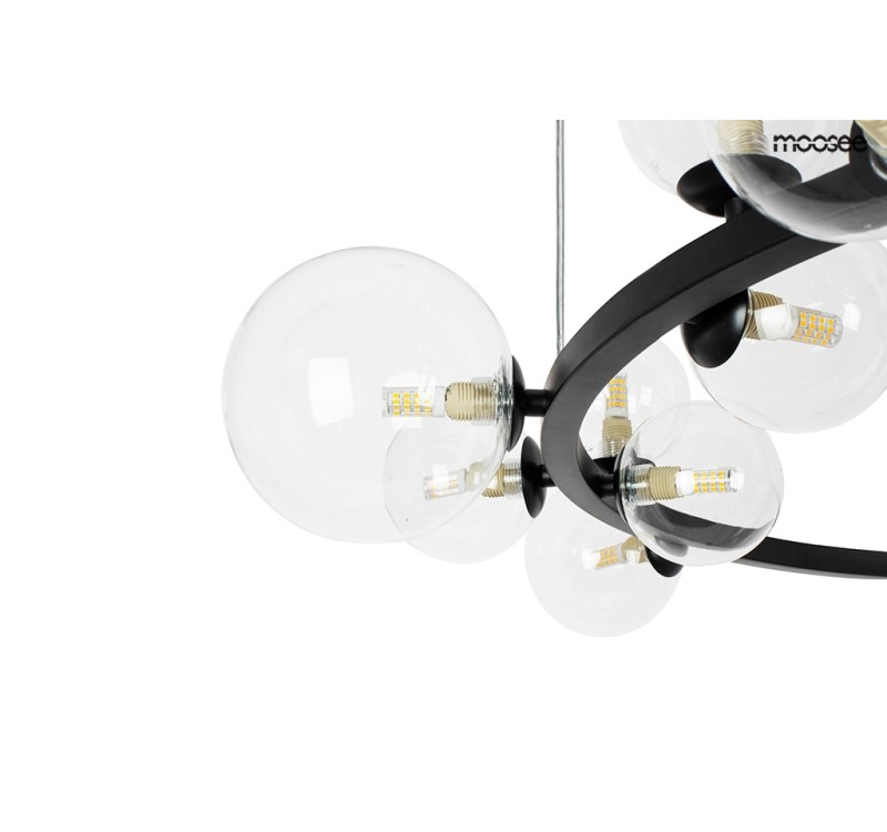 MOOSEE lampa wisząca ALURE 120 czarna