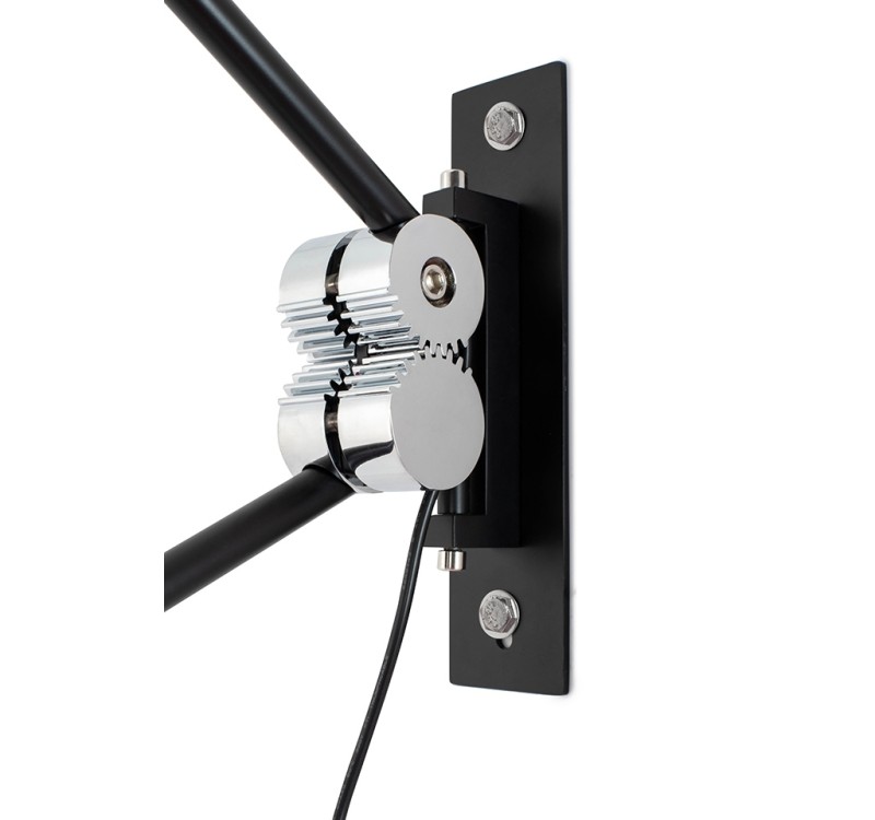 MOOSEE lampa ścienna GEAR czarna