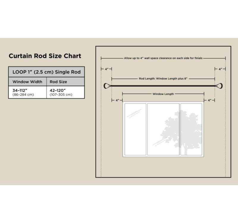 UMBRA karnisz LOOP 1 107 - 305 cm złoty