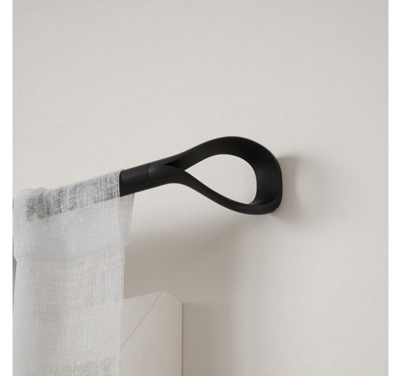 UMBRA karnisz LOOP 1 107 - 305 cm czarny