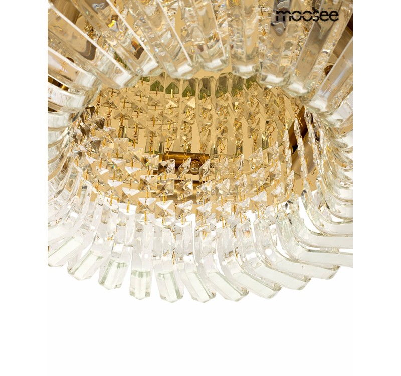 MOOSEE lampa sufitowa / plafon BALUNA 80  złota