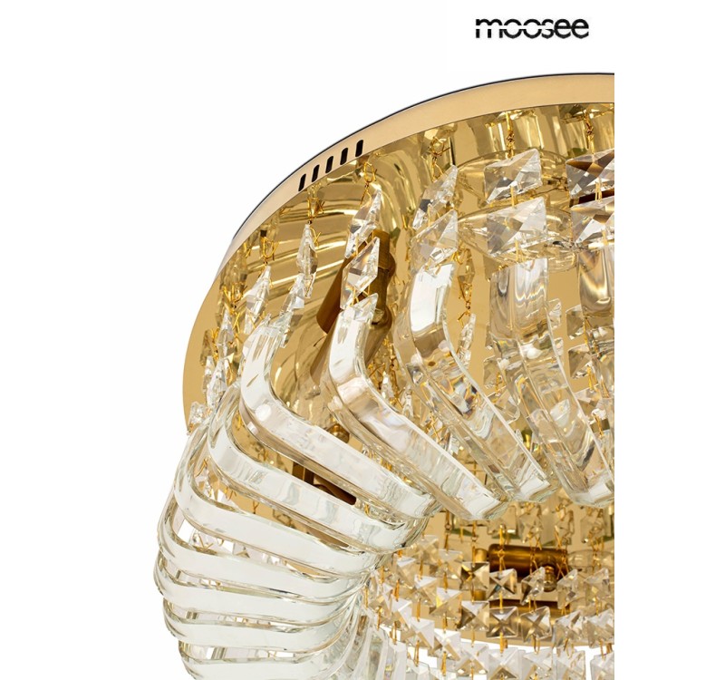 MOOSEE lampa sufitowa / plafon BALUNA 80  złota
