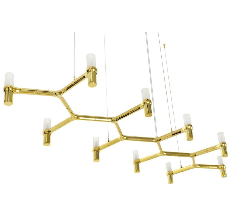 Lampa wisząca ATOMIC LONG złota