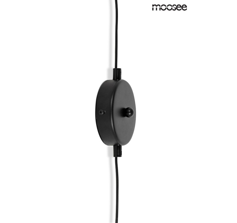 MOOSEE lampa ścienna BOWL DUO czarna