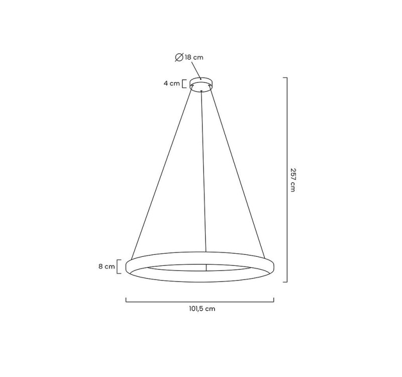MOOSEE lampa wisząca LIBERTY 100 złota