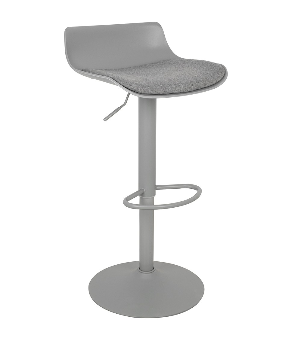 Krzesło barowe SNAP BAR TAP regulowane szare