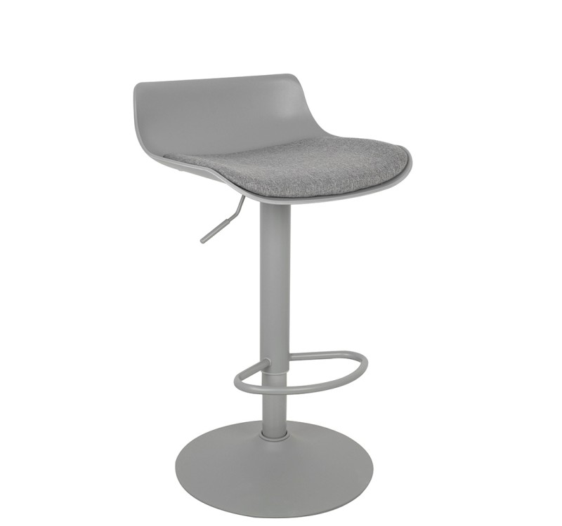 Krzesło barowe SNAP BAR TAP regulowane szare