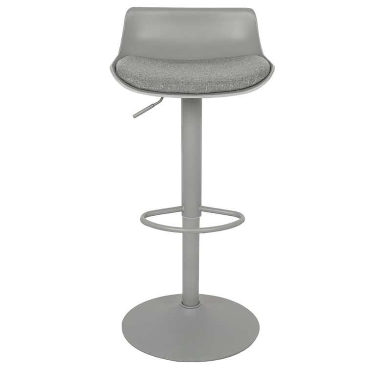 Krzesło barowe SNAP BAR TAP regulowane szare