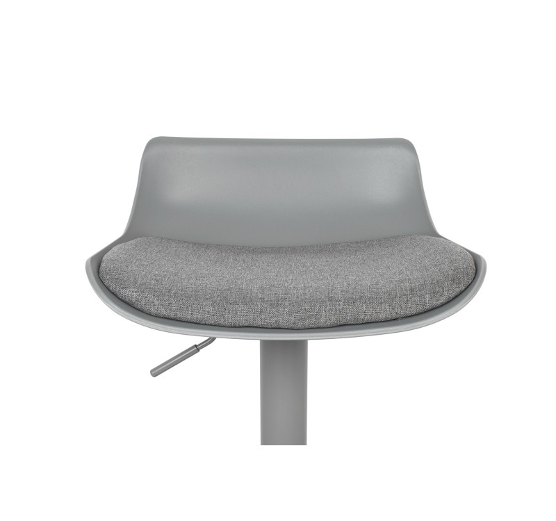 Krzesło barowe SNAP BAR TAP regulowane szare