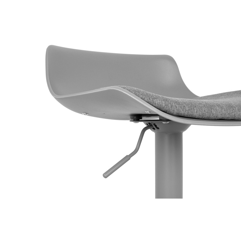 Krzesło barowe SNAP BAR TAP regulowane szare