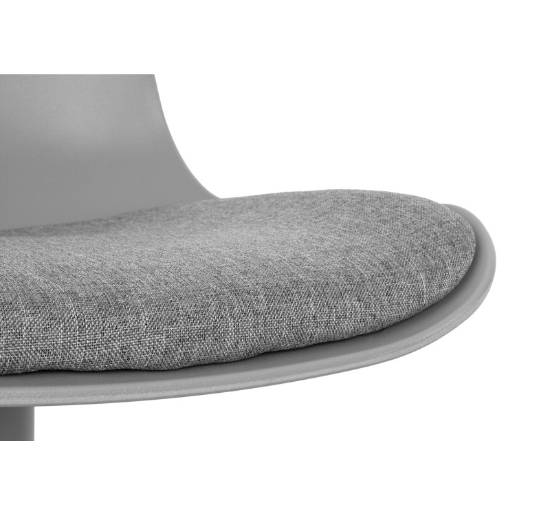 Krzesło barowe SNAP BAR TAP regulowane szare