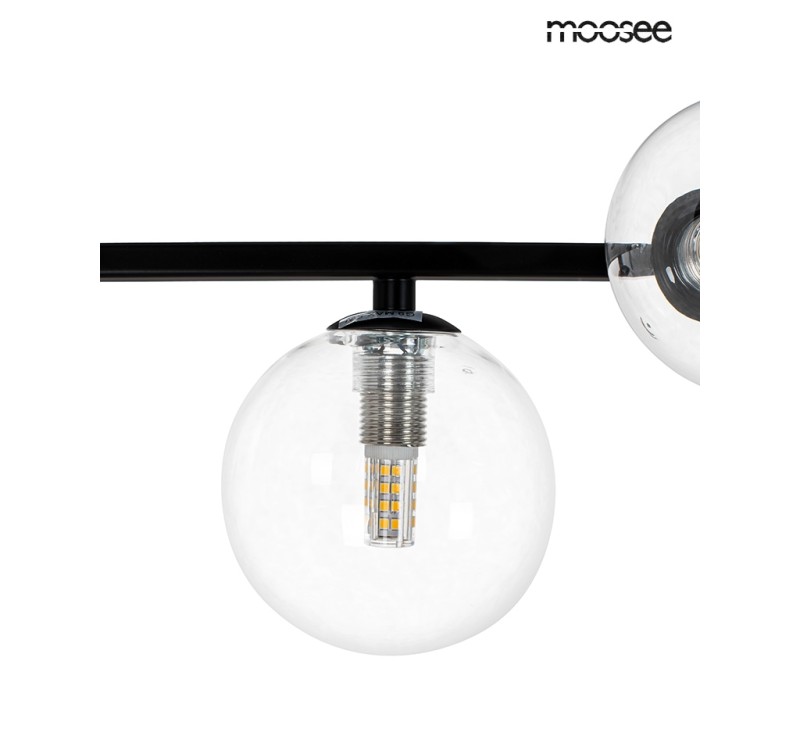MOOSEE lampa wisząca ALURE LINE TWIN 90 czarna