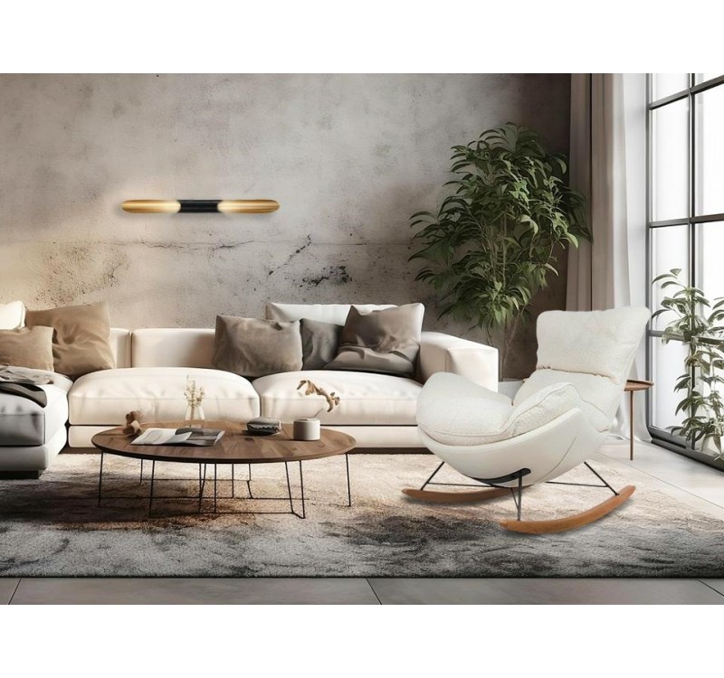 MOOSEE lampa ścienna CONTEO WALL czarna / złota