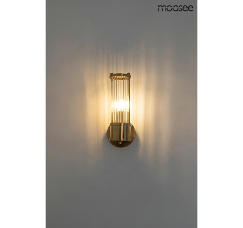 MOOSEE lampa ścienna PILAR złota