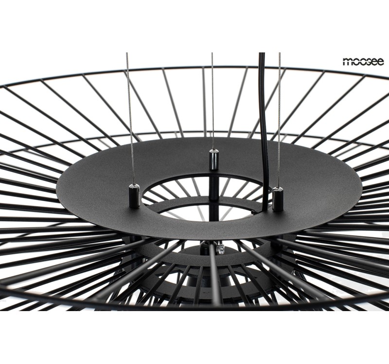 MOOSEE lampa wisząca SESTO czarna