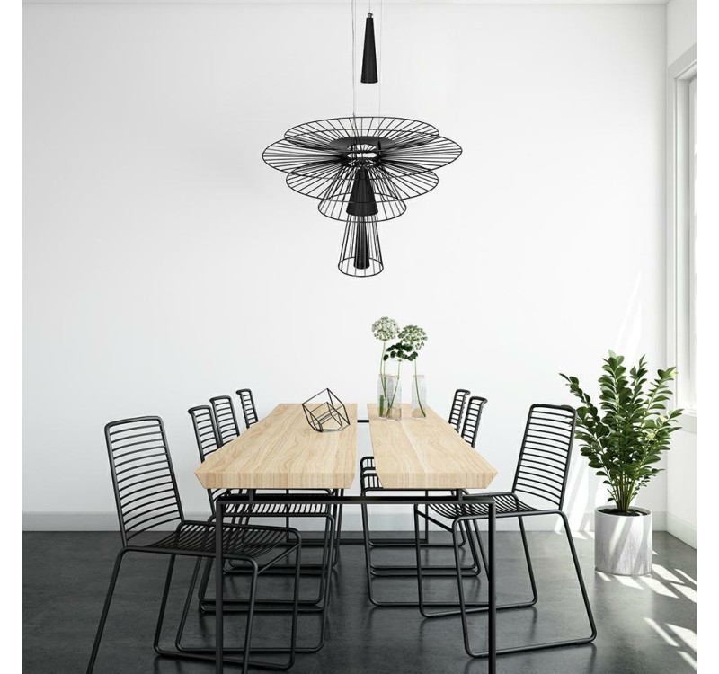 MOOSEE lampa wisząca SESTO czarna