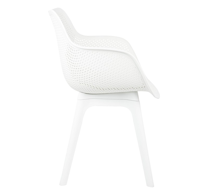 Krzesło LANDI białe - polipropylen