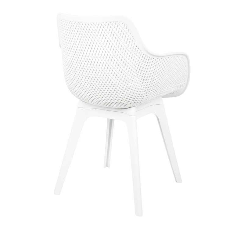 Krzesło LANDI białe - polipropylen