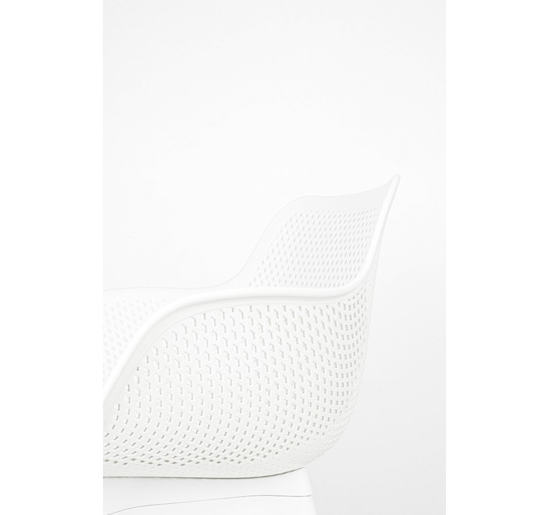 Krzesło LANDI białe - polipropylen